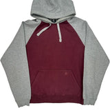 Starter Hoodie - Large Burgundy Cotton Blend