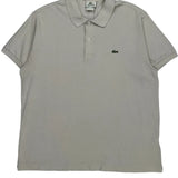 Lacoste Polo Shirt - XL Gray Cotton