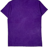 Blank Bvd Single Stitch T-Shirt - Large Purple Cotton