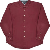 Tommy Hilfiger Shirt - XL Burgundy Cotton