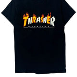 Magazine Thrasher Graphic T-Shirt - Small Black Cotton