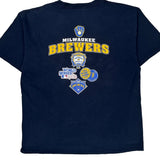 Milwaukee Brewers Cooperstown Collection Mlb T-Shirt - XL Navy Cotton