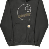 Carhartt Graphic Hoodie - Medium Black Cotton