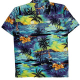 Unbranded Floral Hawaiian Shirt - Medium Multicoloured Cotton