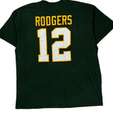 Green Bay Packers N.F.L. Team Apparel Football Shirt - XL Green Cotton