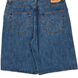 Levis Denim Shorts - 36W 11L Blue Cotton