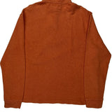 Polo By Ralph Lauren 1/4 Zip - Large Orange Cotton