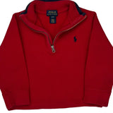 Age 2 Polo By Ralph Lauren 1/4 Zip - 2XS Red Cotton