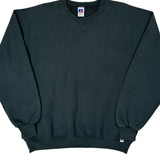 Russell Athletic Sweatshirt - XL Black Cotton