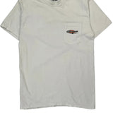 Loma Linda California Harley Davidson Graphic T-Shirt - Medium White Cotton