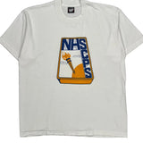 Screen Stars Graphic T-Shirt - XL White Cotton Blend