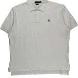 Ralph Lauren Polo Shirt - 2XL White Cotton