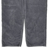 569 Loose Straight Levis Jeans - 38W 28L Gray Cotton Blend