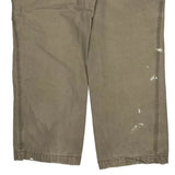 Carhartt Carpenter Trousers - 36W 29L Khaki Cotton