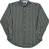 Tommy Hilfiger Checked Shirt - Large Blue Cotton