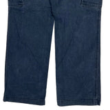 Carhartt Cargo Cargo Trousers - 34W 30L Blue Cotton