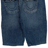 True Religion Denim Shorts - 30W 11L Blue Denim