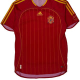 Spain National Team Adidas 2006-08 Home Football Shirt - XS Red Polyester