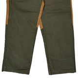 Unbranded Double Knee Cargo Trousers - 32W 30L Brown Cotton