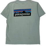 Patagonia Logo Patagonia T-Shirt - Large Green Cotton