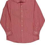 Tommy Hilfiger Checked Shirt - Medium Red Cotton