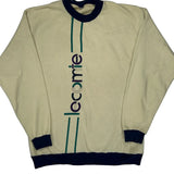 1970s/1980s Le Coq Sportif Sweatshirt - Small Cream Cotton
