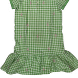 Age 4 Polo By Ralph Lauren Checked Dress - XS Green Cotton
