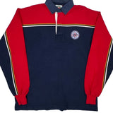 Hockey Night Barbarian Nhl Rugby Shirt - 2XL Navy Cotton