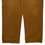 Dickies Carpenter Trousers - 36W 30L Brown Cotton