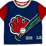 Age 3 Carters Graphic T-Shirt - 2XS Blue Cotton