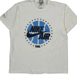 Nike Air Nike Graphic T-Shirt - Large White Cotton