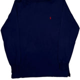 Polo By Ralph Lauren Rollneck - Large Navy Cotton