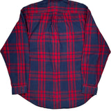 Tommy Hilfiger Checked Flannel Shirt - Medium Blue Cotton