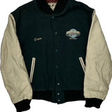 Universal Pictures Mac Murray Varsity Jacket - Small Beige Leather