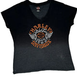 Ride Free 1903 Harley Davidson Graphic T-Shirt - 2XL Grey Cotton