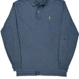 Polo By Ralph Lauren Polo Shirt - Small Blue Cotton
