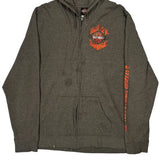 High Desert Harley Davidson Harley Davidson Graphic Hoodie - 2XL Gray Cotton