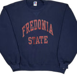 Made In USA Russell Athletic College Sweatshirt - 2XL Navy Cotton