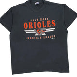 Baltimore Orioles Trench Graphic T-Shirt - XL Black Cotton Blend