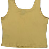 Nike Tank Top - Medium Yellow Cotton