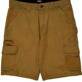 Dickies Cargo Shorts - 34W 11L Brown Cotton