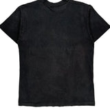 Single Stitch Movie Reel Design Fruit Of The Loom Graphic T-Shirt - Large Black Cotton