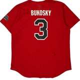 Made In USA Grand Blanc Majestic Football Jersey - Large Red Polyester