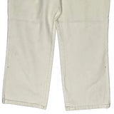 Dickies Carpenter Trousers - 32W 27L White Cotton