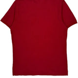 Tommy Hilfiger Slim Fit Polo Shirt - Large Red Cotton