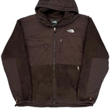 The North Face Fleece Jacket - XL Brown Polyester