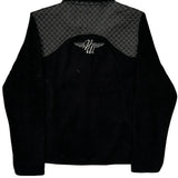 Harley Davidson Fleece Jacket - Large Black Polyester