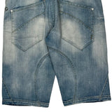 Jack & Jones Denim Shorts - 32W 12L Light Wash Denim