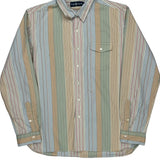 Tall Ralph Lauren Striped Shirt - XL Multicoloured Cotton