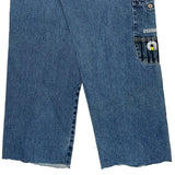 Akademiks Wide Leg Jeans - 30W 30L Blue Cotton